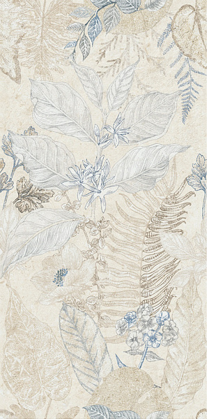 Керамогранит Naxos Mockup Floralia Light Nat Ret 60x120 136916