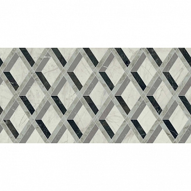 Керамогранит Versace Tarsia Lozenge Nero 60x120 0014145