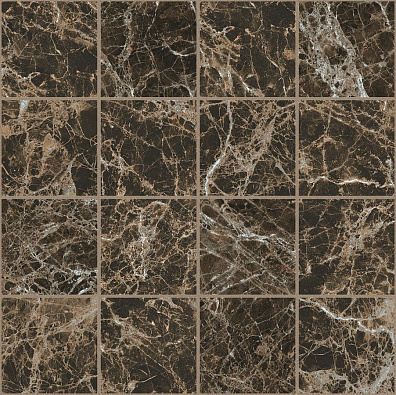 Мозаика Rex Ceramiche Les Bijoux De Rex Marron Imperial Matt 6mm 7.5x7.5 30x30 767627