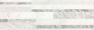 Настенная плитка FAP Roma Diamond Deco White Brillante 25x75