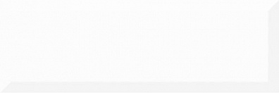 Настенная плитка Absolute Keramika Monocolor Blanco Biselado Brillo 10x30