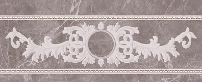Бордюр Cenefa Oka Blade Gris 10x25 Navarti