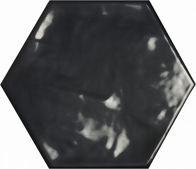 Керамогранит Ecoceramic Chiara Negro Hex 20x24