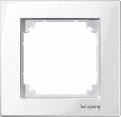 Рамка Schneider Electric Merten System M MTN515119 Полярно-белый (1 пост)