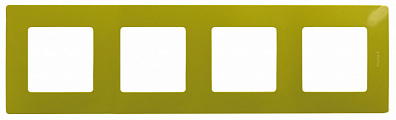 Рамка Legrand Etika 672544 Зеленый папоротник (4 поста)