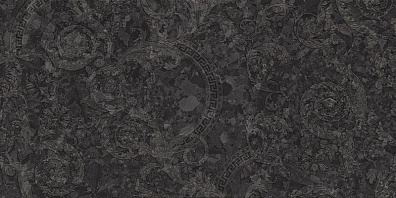Декор Versace Meteorite Megabarocco Nero Lap 60x120 47370
