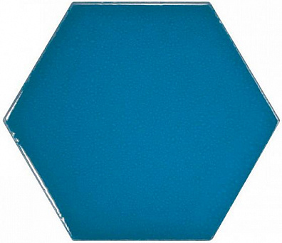 Настенная плитка 23836 Scale Hexagon Electric Blue 10.7х12.4 Equipe