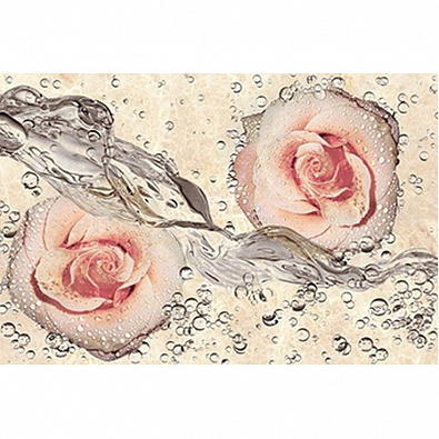 Панно Azulev Museum Decor Wetfloral Ivory 20x60