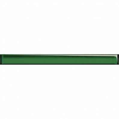 Бордюр UG1H021 спецэлемент стеклянный Universal Glass зеленый 4x45 Cersanit