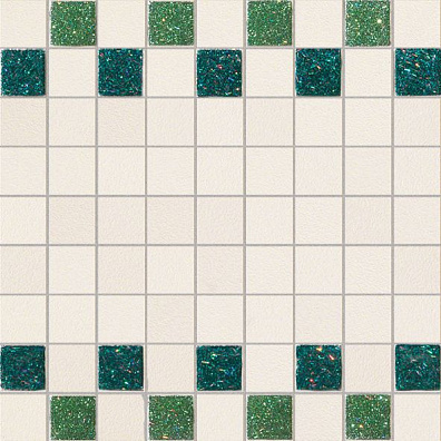 Мозаичный декор La Fabbrica Montenpoleone Mosaico Starlight Verde Vaniglia Musa 30x30