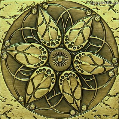Вставка Grespania Icaria Taco Metal 3 7.5x7.5