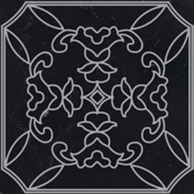 Вставка 6000620 I Marmi Tozz.Classico Nero Marquinia Argento 7x7 Vallelunga