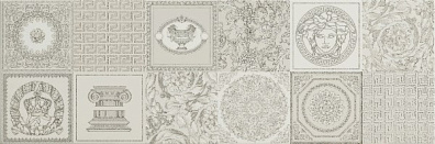 Декор Versace Gold Decorato Bianco Patchwork Platino 25x75 68890