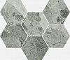 Декор Italon Charme Extra Silver Mosaico Hexagon 25x29 620110000067