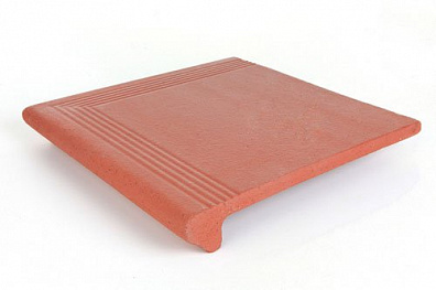 Угловая ступень Esquina Degrau Vermelho/Red Step Rubi Corner 14006 34x34x5 Gres Tejo