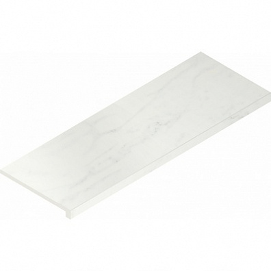 Ступень Italon Charme Deluxe Bianco Michelangelo Scalino Ang Dx Nat 33x80 угловая правая 620070001625