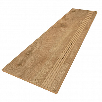 Ступень Estima Selection Walnut неполированная с насечками 30x120 SI04