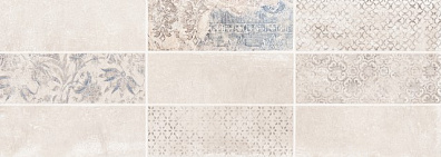 Плитка Metropol Route66 Art Beige 25x70 настенная