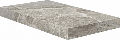 Ступень 62450 Flint Angolo Dx Gradino C. Retta Silver 33x60 Cerdomus