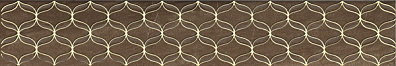 Бордюр Vitra Ethereal Gold Geometric Border Brown Glossy 10x60