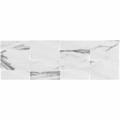 Плитка Argenta Altissimo Prisma White 25x75 настенная