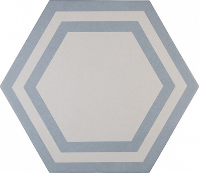 Декор ADPV9021 Pavimento Hexagono Deco Azure 20x23 Adex