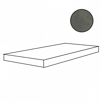 Ступень Casa Dolce Casa Stones and More 2.0 Amani Bronze Matte Angolo Gradino Sx 33x120 756744