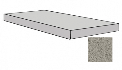 Ступень Floor Gres Buildtech 2.0 Gg White Levigato Angolare Gradino Dx 33x120 749415