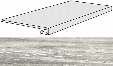Ступень 756344 Prexious Pearl Attraction Gradino Glossy 33x120x3 Rex Ceramiche