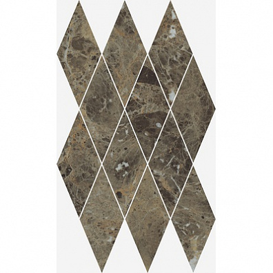 Мозаика Italon Charme Deluxe Emperador Dark Mosaico Diamond Lux 28x48 620110000117