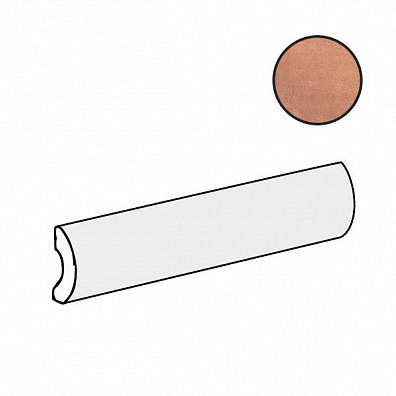Бордюр Equipe Argile Pencil Bullnose Cotto 3x20 27591