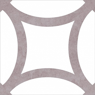 Керамогранит Mayolica Ceramica District Figure Silver Grey 20x20