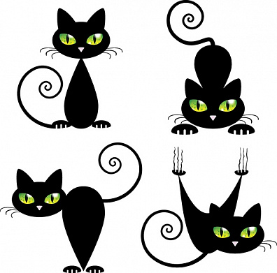 Декор Артвалентто Black Cat 2 10x10