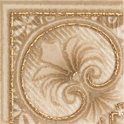 Декоративная вставка Constanza Taco Coimbra Oro 9x9 Cristacer