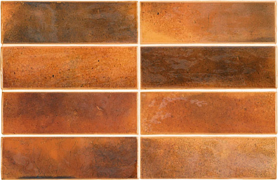 Плитка Equipe Hanoi Burnt Red 5.1x16.1 30269 настенная