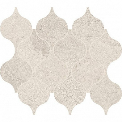 Мозаика Provenza Pietra Di Orosei Mosaico Provenzale Evo Grigio Conchiglia Silktech 29.2x33.2 ENVK