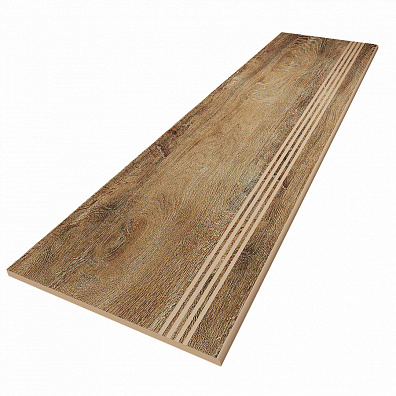 Ступень Estima Brigantina Oak неполированная с насечками 30x120 BG01