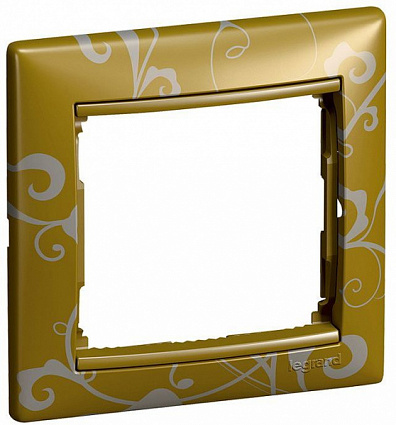 Рамка Legrand Valena Classic 770020 Золото барокко (1 пост)