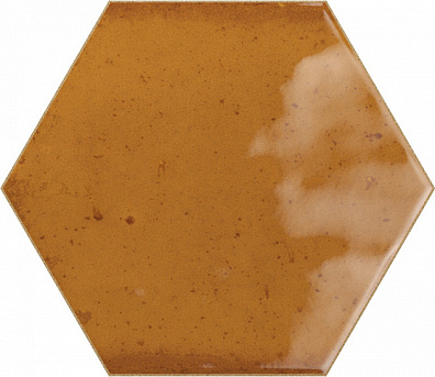 Плитка Ribesalbes Ceramica Hope Ocre Hex Glossy 15x17.3 настенная PT03132