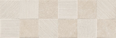 Плитка Ragno Eterna Blanco Struttura Quadro 3d Rett. 30x90 настенная R8HU