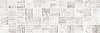 Декор Mm60114 Sweep мозаичный белый 20x60 Laparet