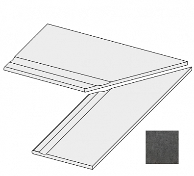 Ступень La Fabbrica Space Gradone Bordo Svasato Plomb Dx 40x80 106365