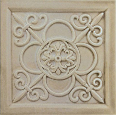 Декор Studio ADST4030 Relieve Vizcaya Silver Sands 14.8x14.8 Adex