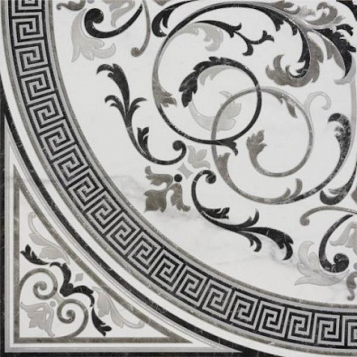 Панно Ricchetti Ceramiche Marble Boutique Rosone Freddo Lux Ret 119x119 0541544
