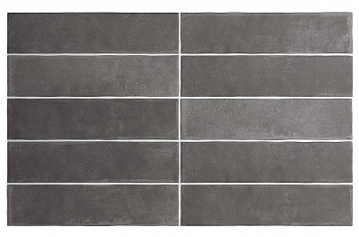 Плитка Equipe Argile Dark 6x24.6 настенная 27565