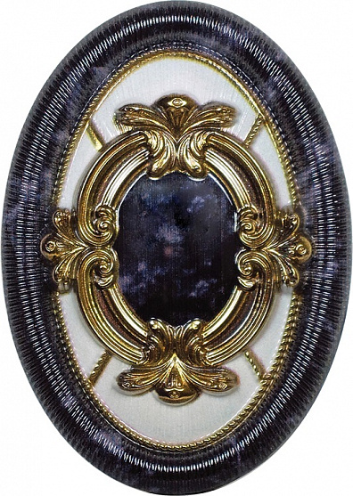 Декор El Molino Siracusa Sofia Negro Medallon 14x10
