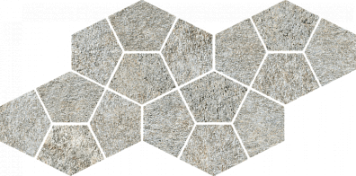 Мозаика Italon Magma Silver Mosaico Prism 20.5x41.3 620110000246