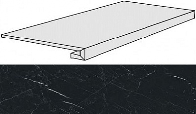 Ступень 750882 I Classici Di Rex Marquinia Gradino Glossy 33x120x3 Rex Ceramiche