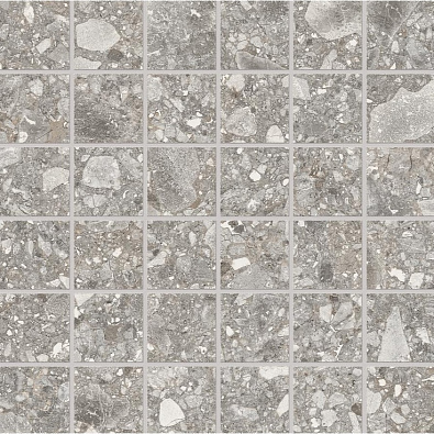 Мозаика Ergon Lombarda Plus Mosaico Grigio Nat Rett 5x5 30x30 E0JZ