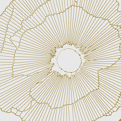 Декор Aparici Art Deco White Spritz Natural 29.75x29.75